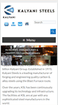 Mobile Screenshot of kalyanisteels.com